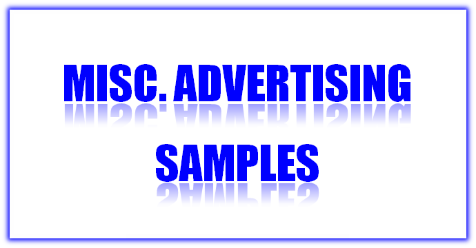 Advertisment Creation and Placement